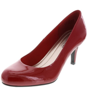 heels, wine color heels, payless, retro dress, retro style, fashion blogger, shop my blog 