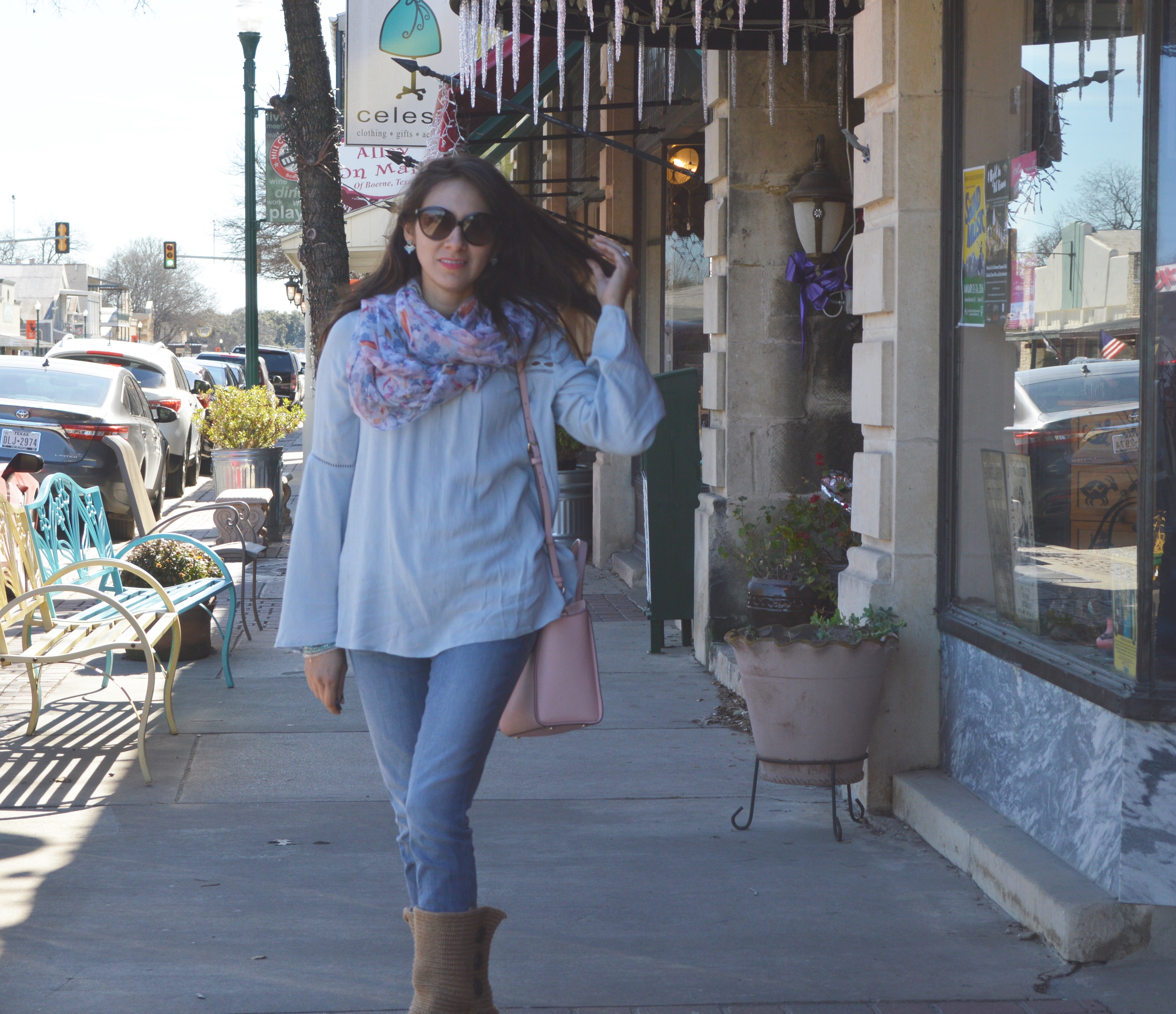 Bell Sleeve Top and Boerne, TX