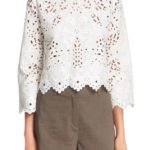 embroidered eyelet top