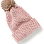 Holiday Shopping, What to wear for the holidays, fashion, women clothes, pink fur beanie, pom beanie