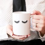 eyelashes coffe mug, coffee mug, fashion mug, girly mug, cute mug