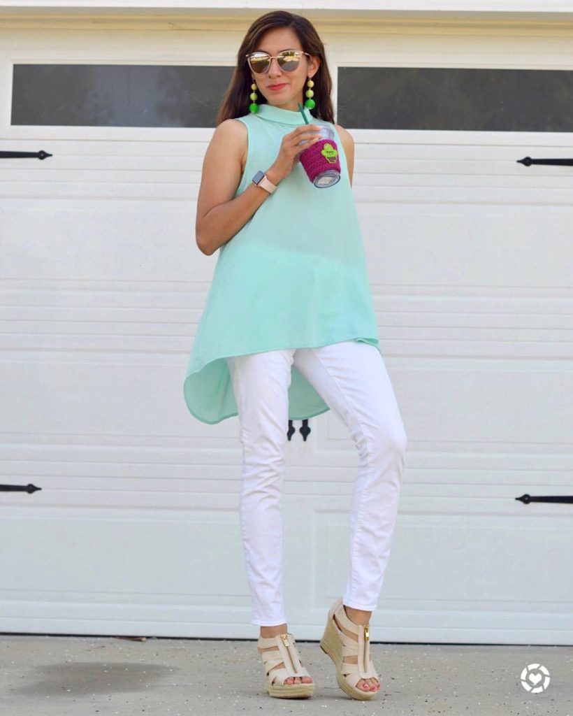 Instagram roundup, outfits, my favorite tops for summer, whatiwore, daring, liketoknow.it, summer shopping, women clothes, fashion, stylist, shop my blog, shop what I wear, color, fashion blog, fashion blogger, fashion, ootd, 