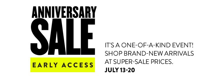 Nordstrom Anniversary Sale 2017, early access